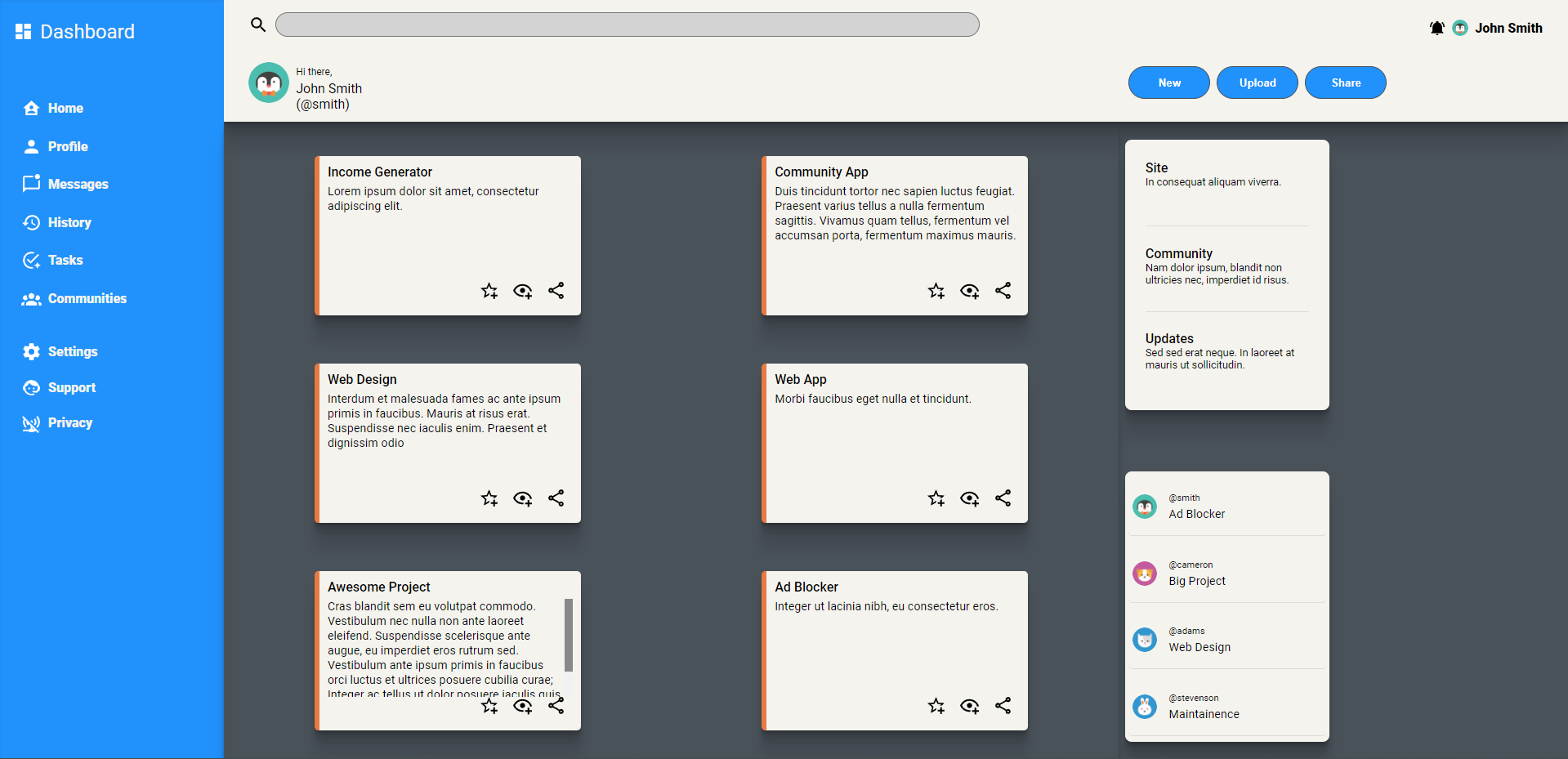 admin dashboard image